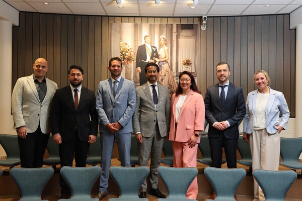 Nieuwe wethouders gemeente Schiedam geïnstalleerd