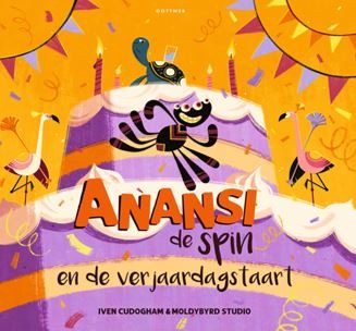Iven Cudogham leest voor uit Anansi de Spin