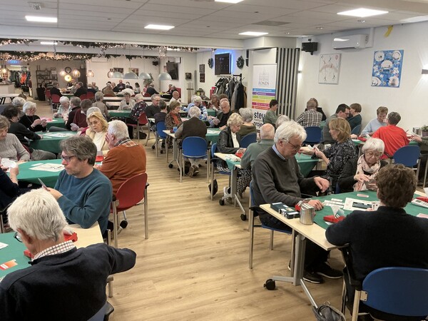 Koos Houtman & Olav Terwijn winnaars bridgemarathon Schiedam 2026