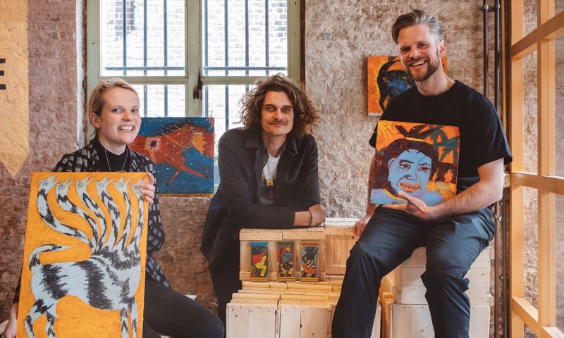 De Bonte Koe maakt drie repen mét paddenstoelen