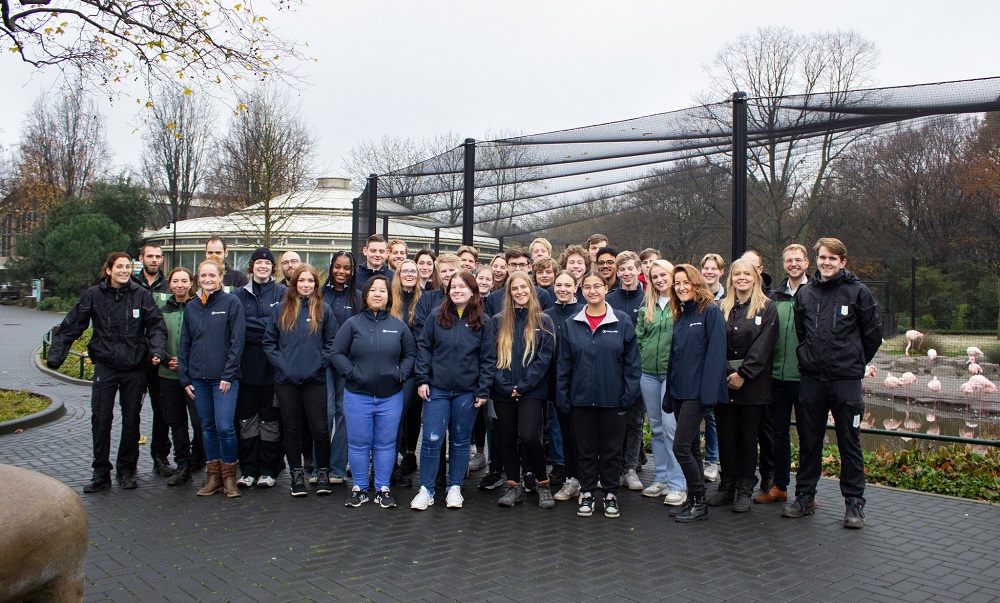 Studenten Dierverzorging Wildlife wekelijks in Blijdorp aan de slag 
