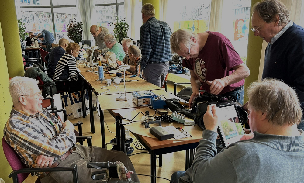 Gratis repareren van koffieapparaat tot kledingstuk