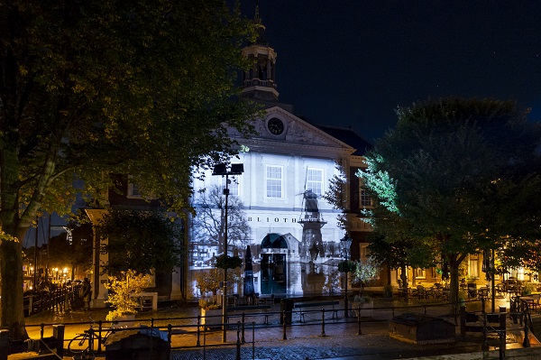 Zo zal de Korenbeurs eruit zien tijdens de 3D-projectie