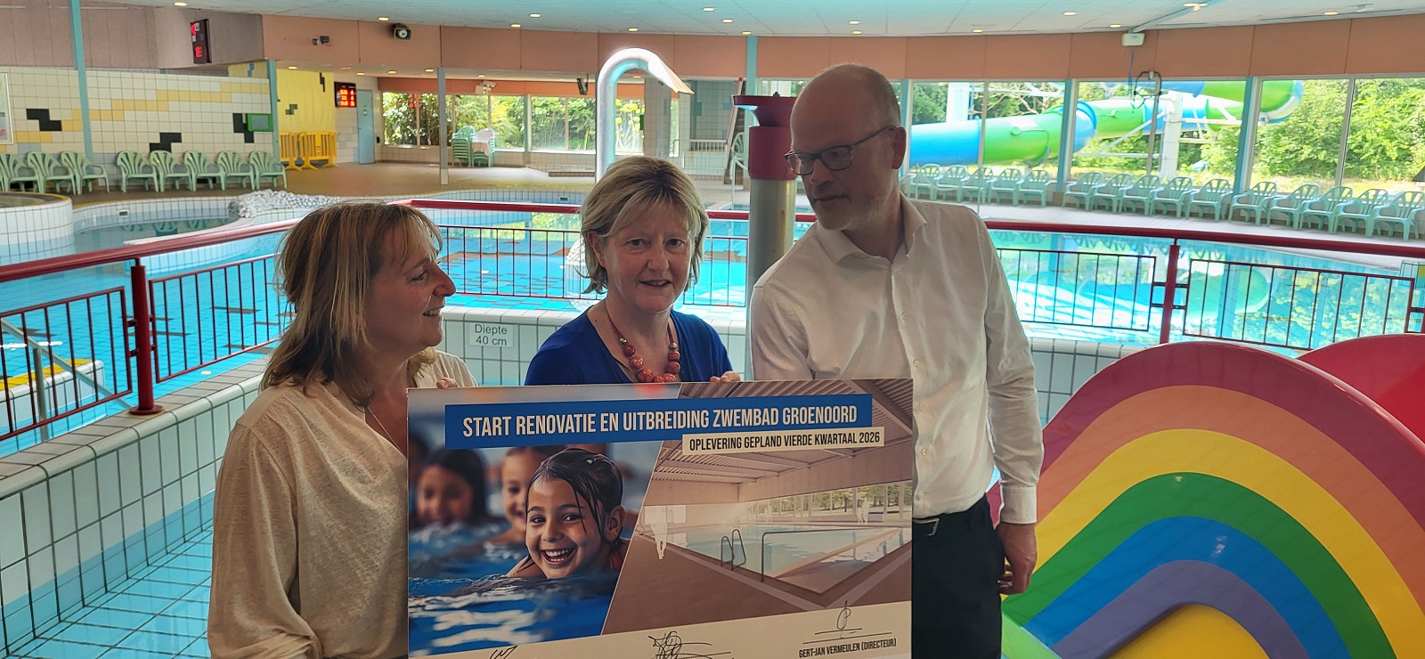 Jan Willem verdiept zich in Zwembad Groenoord