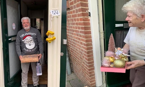 We brengen geluk aan de voordeur tijdens deze kerstlockdown