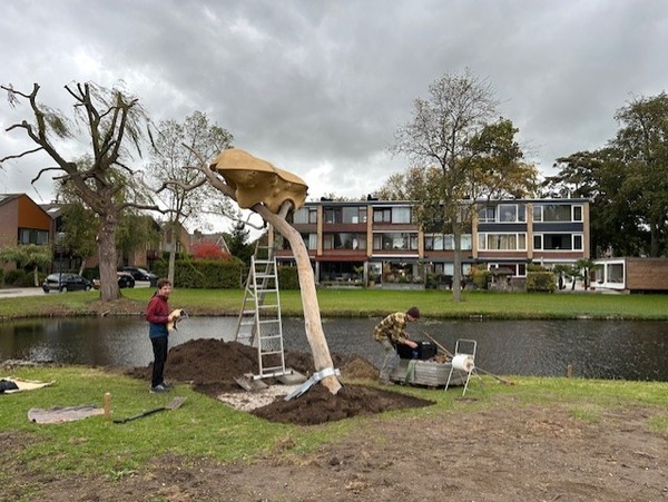 Kunstwerk in de Vogelbuurt: Buurtnest