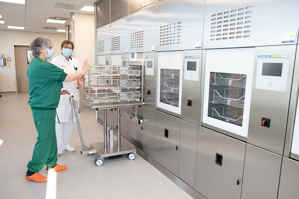 Hypermoderne afdeling geopend voor reiniging en desinfectie scopen