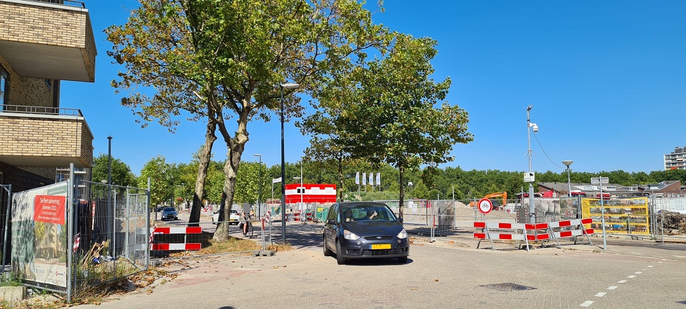 Stuk van Parkweg voor fietsers nog steeds afgesloten