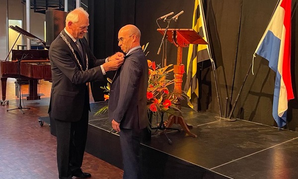 Şeref Karaaslan is benoemd tot Lid in de Orde van Oranje Nassau