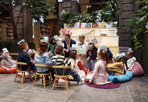 Voorleesfeest met prinses Laurentien en prins Constantijn