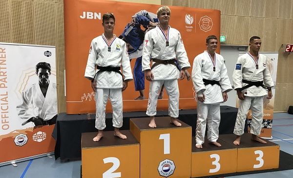Dylan Jansen behaalt zilver op NK Judo