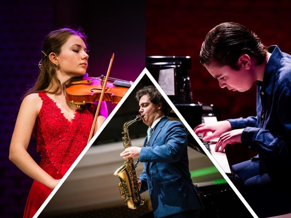 Podium voor prijswinnaars Prinses Christina Concours