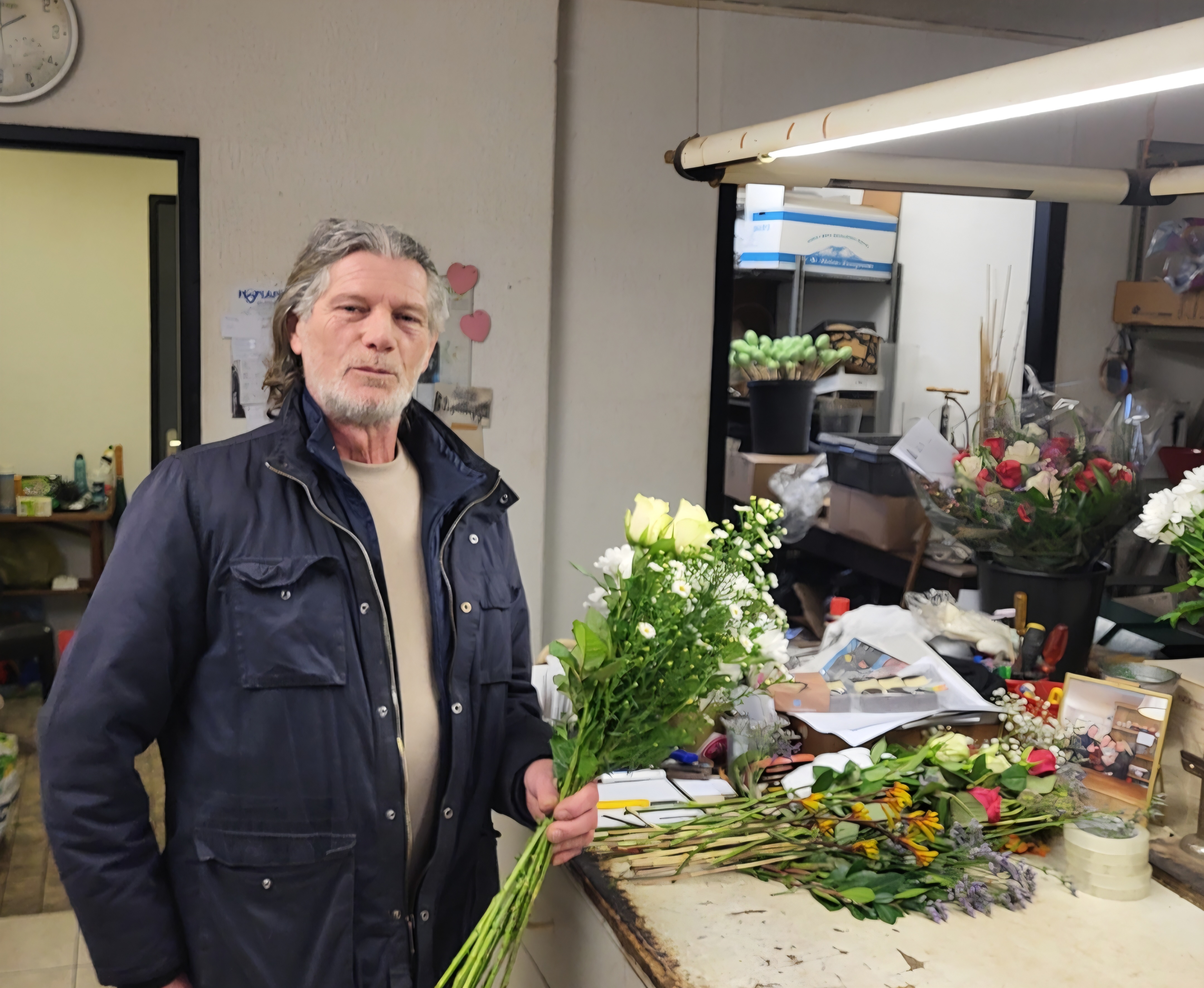 Pensioen voor bloemist Willem Schaper