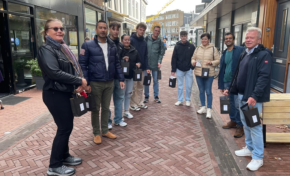 Nieuwe Schiedammer Harald Bergmann wandelde mee 
