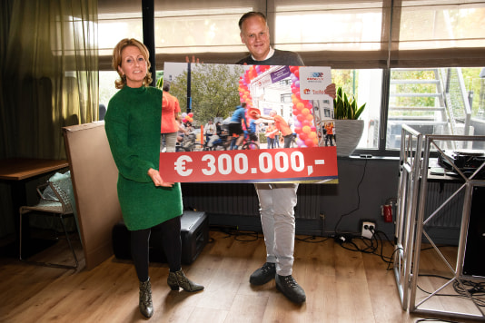 Meerjarige financiële steun Roparun voor Daniel den Hoed 