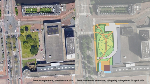 'College Schiedam selectief bij uitvoeren motie stadsentree'