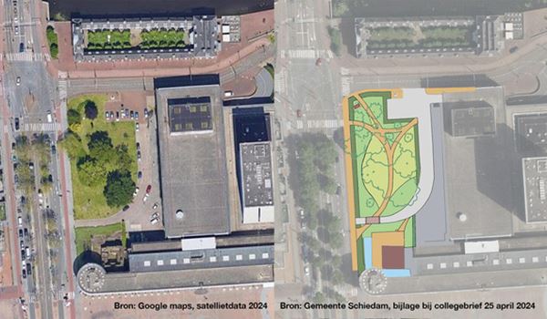 'College Schiedam selectief bij uitvoeren motie stadsentree'