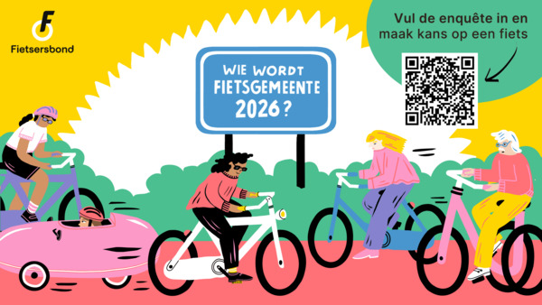 Fietsersbond zoekt mét fietsers naar Fietsgemeente 2026