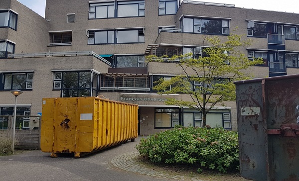 Opvanglocatie voor vluchtelingen uit Oekraïne aan Willem de Zwijgerlaan