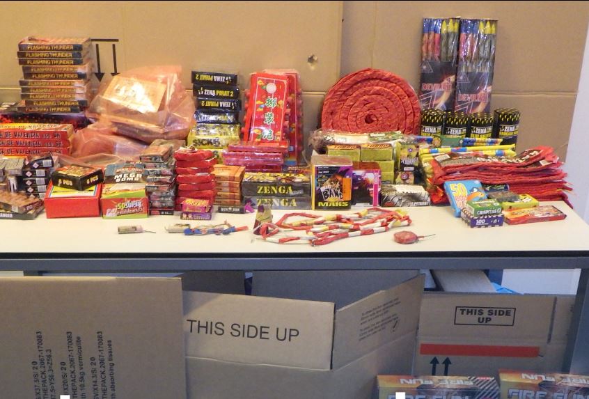 Duizend kilo illegaal vuurwerk in beslag genomen
