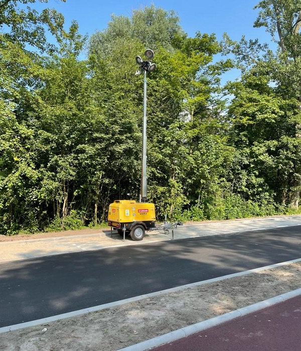 De noodverlichting op de Parkweg kan vandaag weer weg