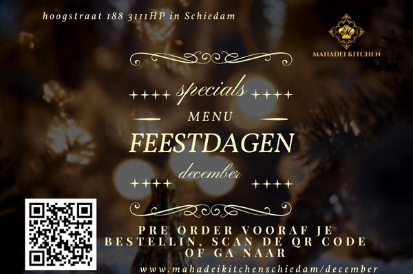 Mahadei Kitchen met speciaal kerstmenu