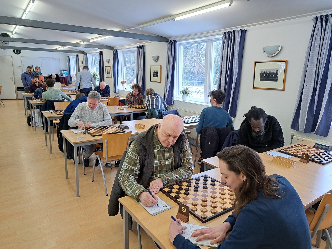 Achtste ronde van de nationale damcompetitie