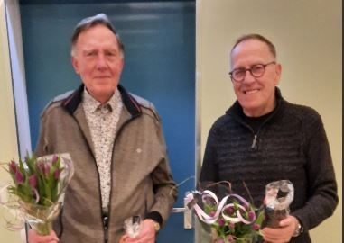 Rien Ham en Wim van der Drift 70-jaar lid St. Radboud