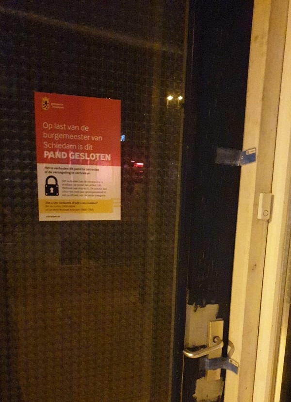 Twee illegale bordelen gesloten in Schiedam