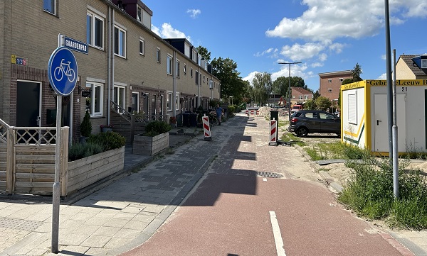Dit fietspad 'Gaardenpad' verdwijnt