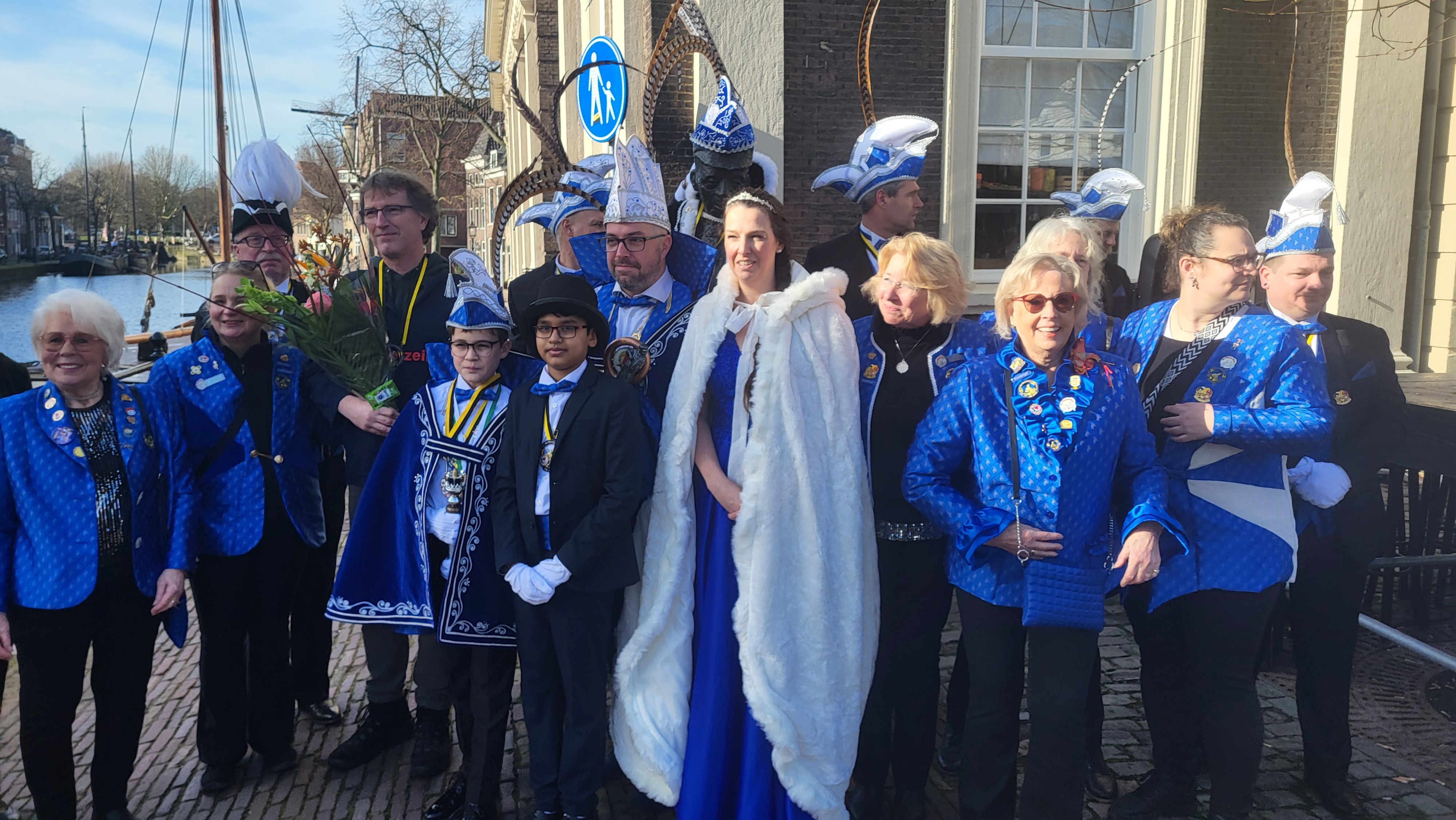 Prins Duncan de Eerste ontvangt de sleutel van de stad