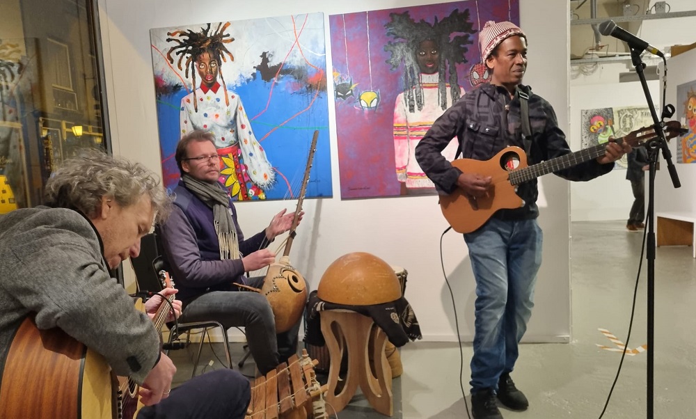 Muzikale opening nieuwe expositie OpenArtExchange
