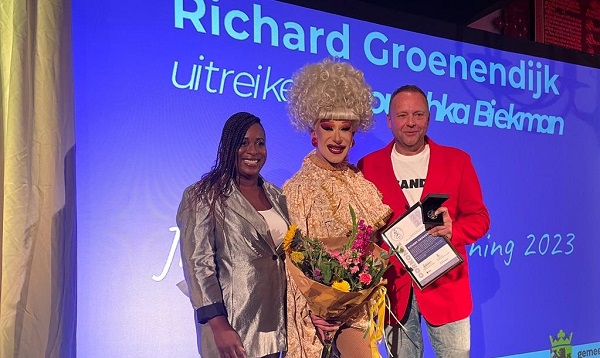 Richard Groenendijk met de Jillis Bruggeman Penning