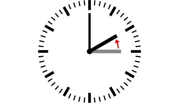 Morgen niet een uur te vroeg komen op je afspraak...