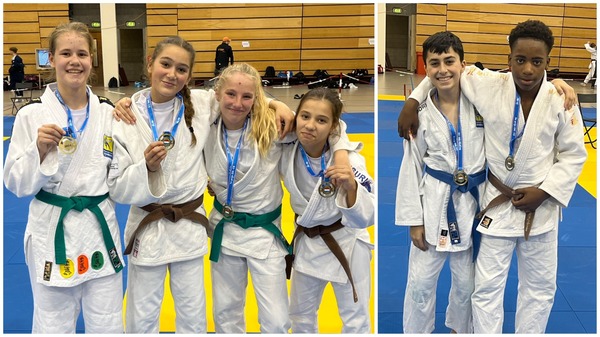 Zes podiumplaatsen op ZH kampioenschap judo -15 jaar