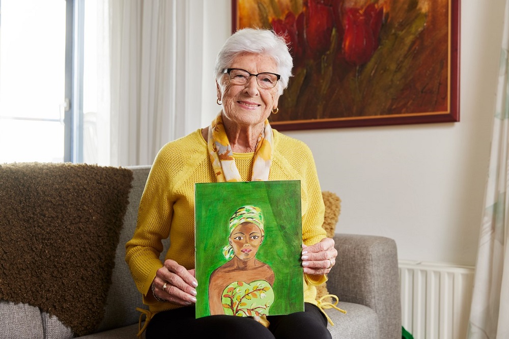 Tentoonstelling met en door ouderen van de Frankelandgroep