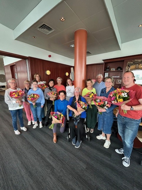 OproepCentrale zet Jubilarissen in het zonnetje