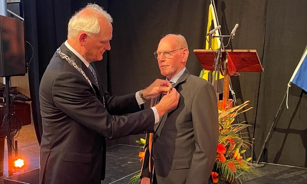 Koos van Noordt is benoemd tot Lid in de Orde van Oranje Nassau