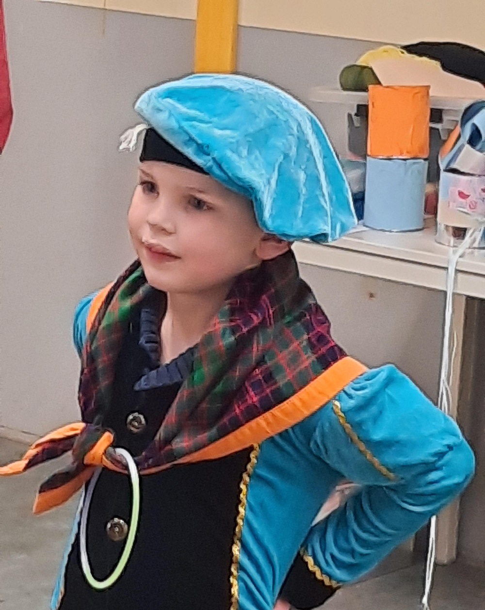 Scoutjes van Taizé vonden bezoek sint en piet best spannend