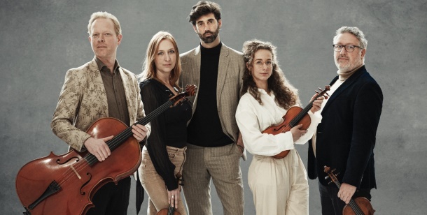 Singer-songwriter Ruben Hein met klassieke klanken Matangi Quartet