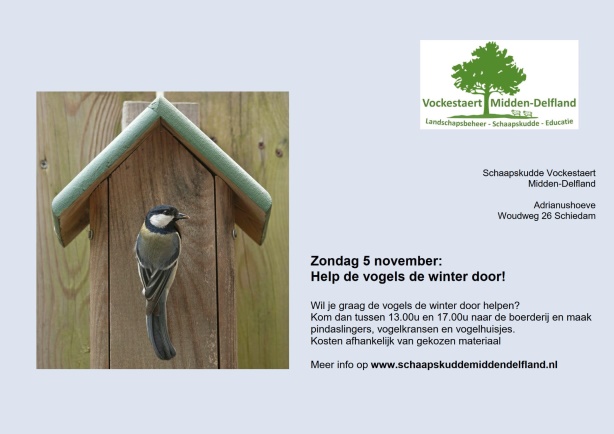 Help de vogels de winter door