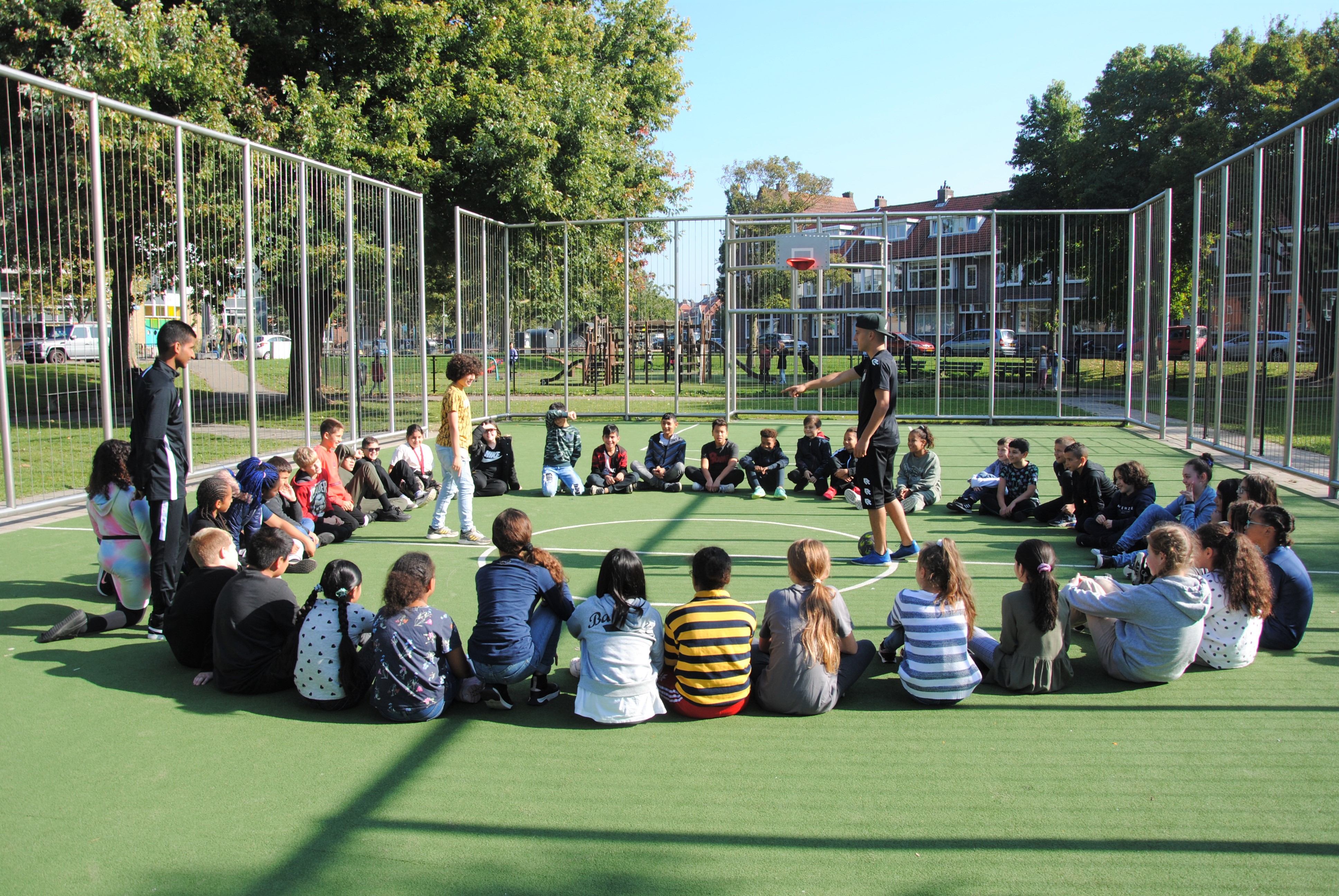 Kinderen krijgen workshop voor de perfecte panna