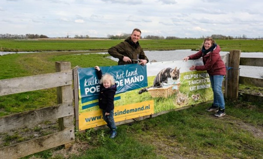 Weidevogelkuikens in gevaar, ook door katten