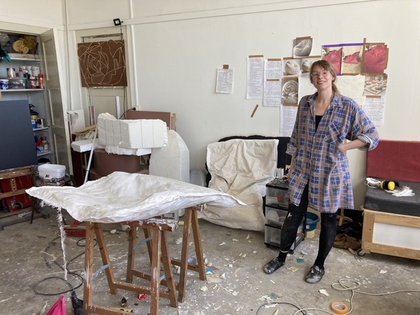 Onthulling kunstinstallatie en informatiezuil in Schreiershuisje