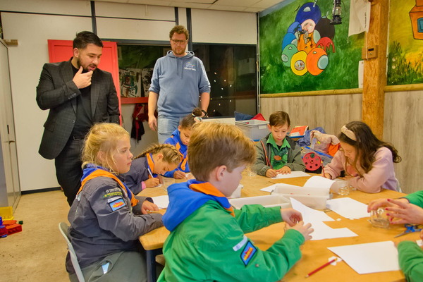 Wethouder bezoekt internationaal scoutingevenement