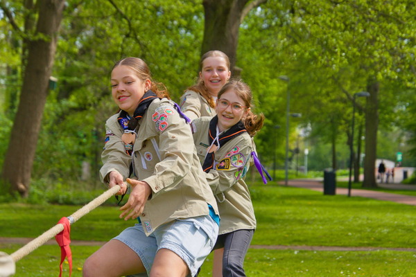 Scouting Aleida viert Sint Jorisfeest