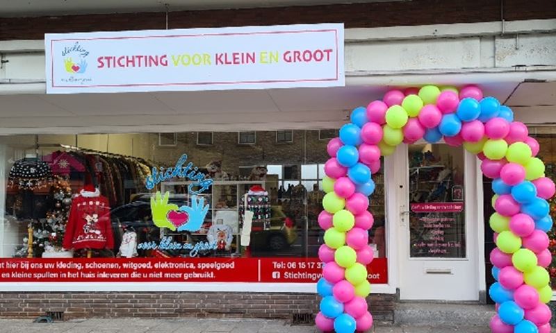 'Stichting voor Klein en Groot' aan Oranjestraat is open