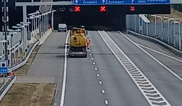 Afsluiting A20 richting de Hoek en A4-tunnel richting Schiedam