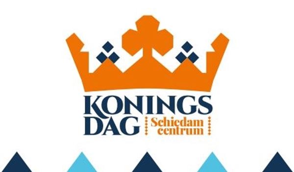 Handige flyer- en stempelkaart voor Koningsdag in Schiedam Centrum