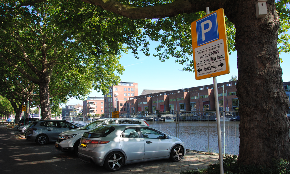 Extra maatregelen bij Nieuwe Haven vanwege kademuur